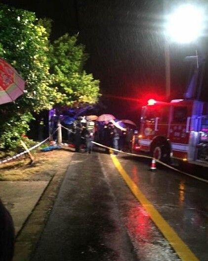 福建一輛運鈔車墜入閩江 暫未能打撈出水面(圖)